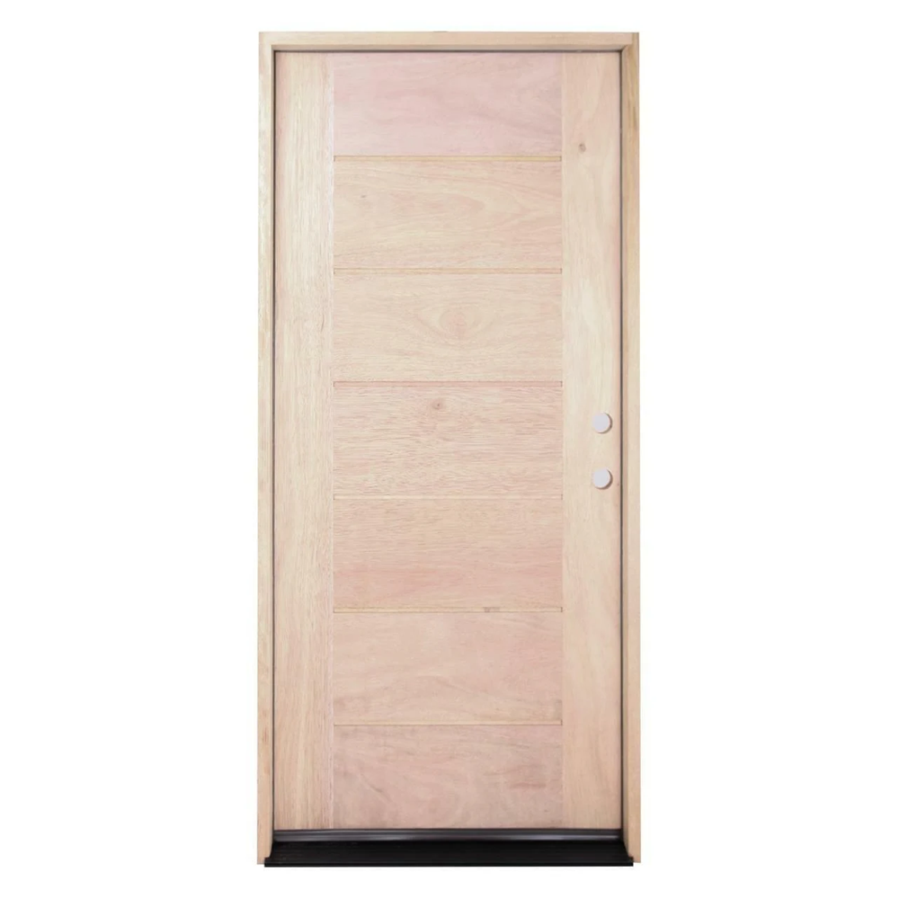 3/0x6/8 Exterior Mahogany Door 7 panel