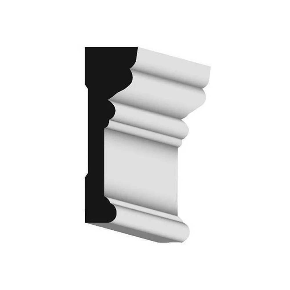 Woodgrain Millwork WM RB3 Primed MDF Casing 3 1/2 in. x 16 ft.