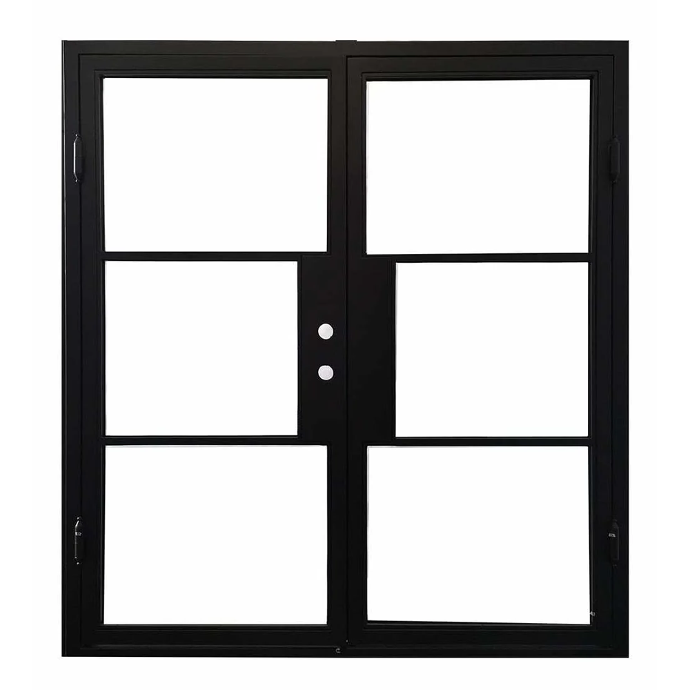 5/0x6/8 French Exterior Wrought Iron Prehung Door