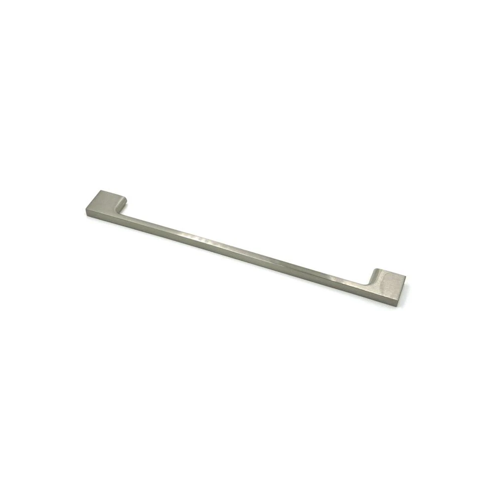 8-4/5 in Flat Cabinet Pull in Satin Nickel