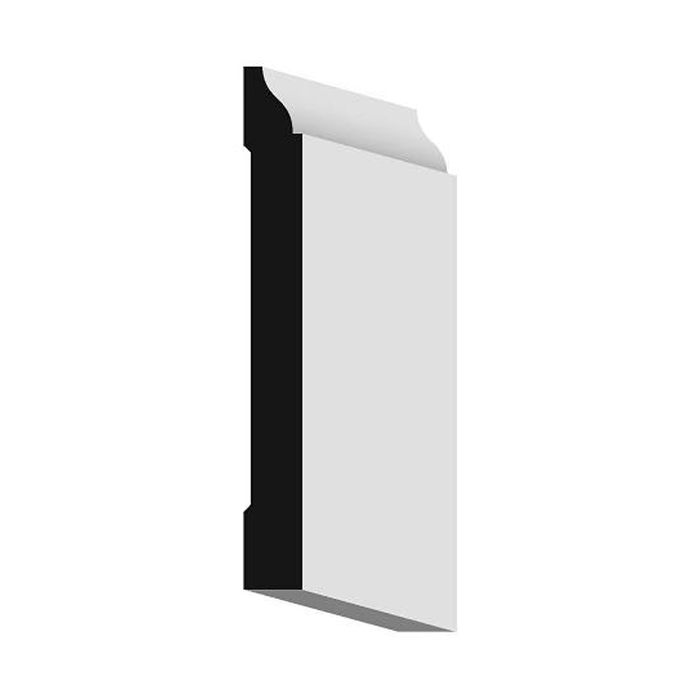 Woodgrain Millwork WM 620 Primed Pine Baseboard | 4 1/4" - $2.03 l.f.