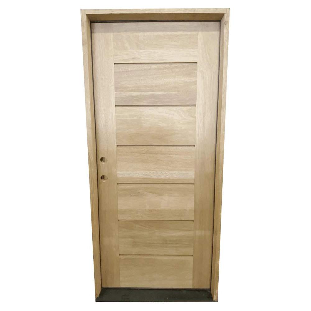 3/0x8/0 Horizontal Line Exterior Mahogany Door