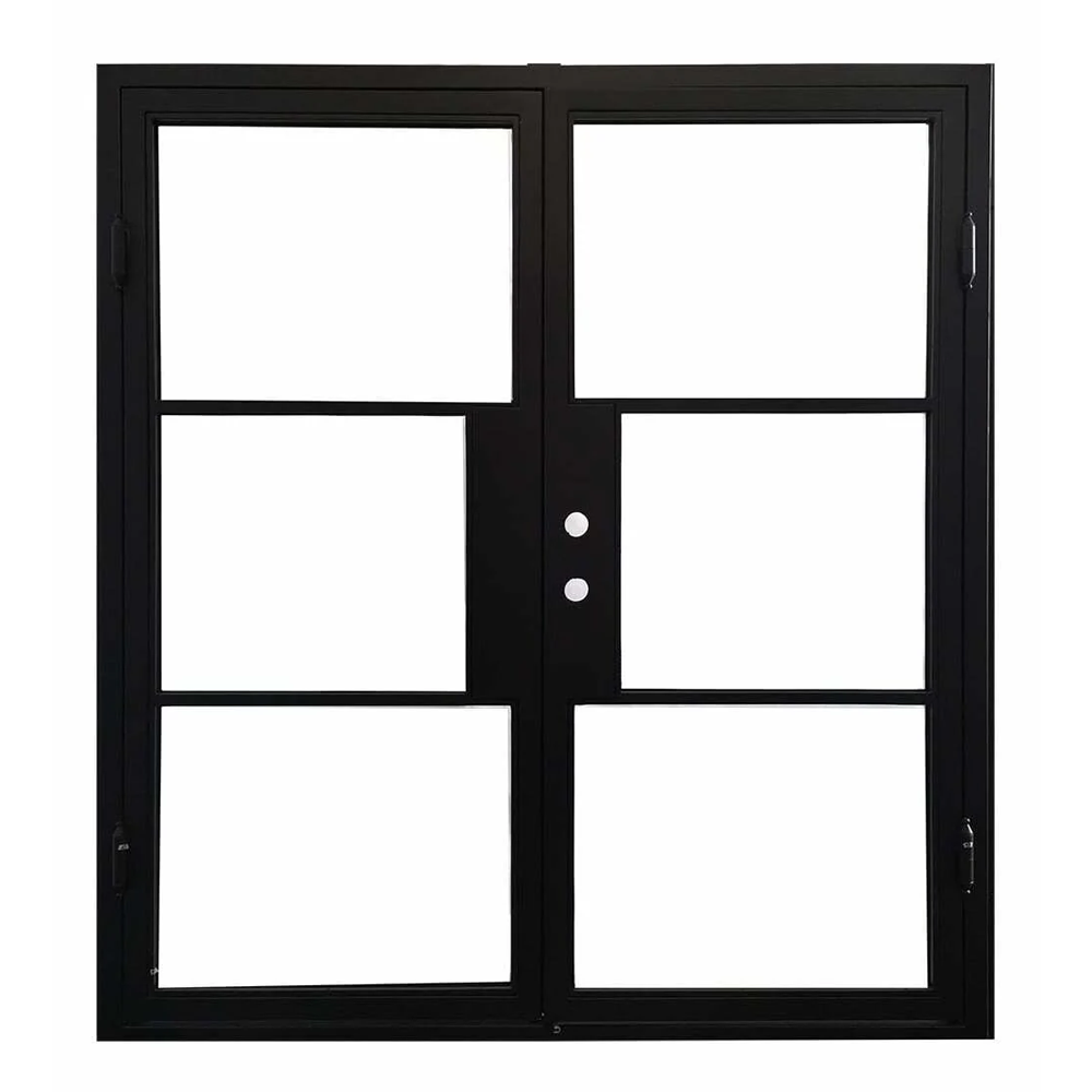 5/0x6/8 French Exterior Wrought Iron Prehung Door