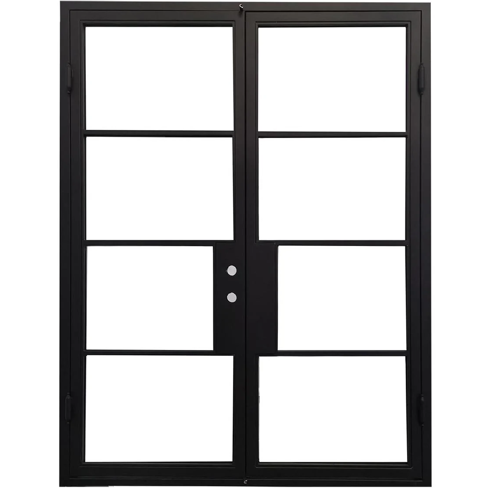 6/0x8/0 French Exterior Wrought Iron Prehung Door