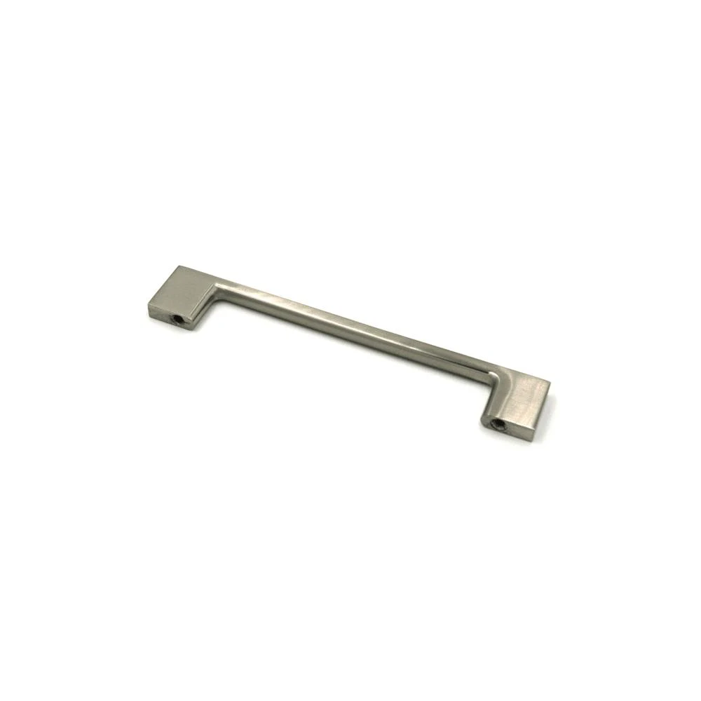 5 in Flat Cabinet Pull in Satin Nickel