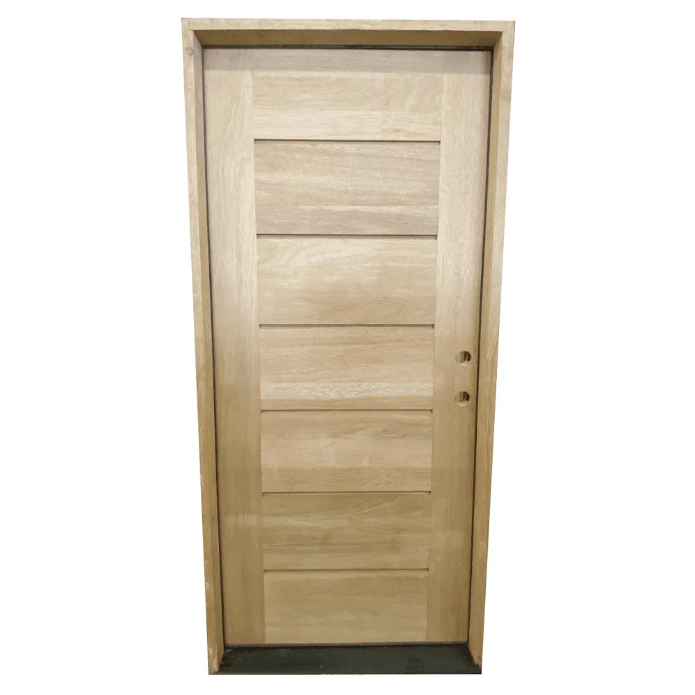 3/0x8/0 Horizontal Line Exterior Mahogany Door