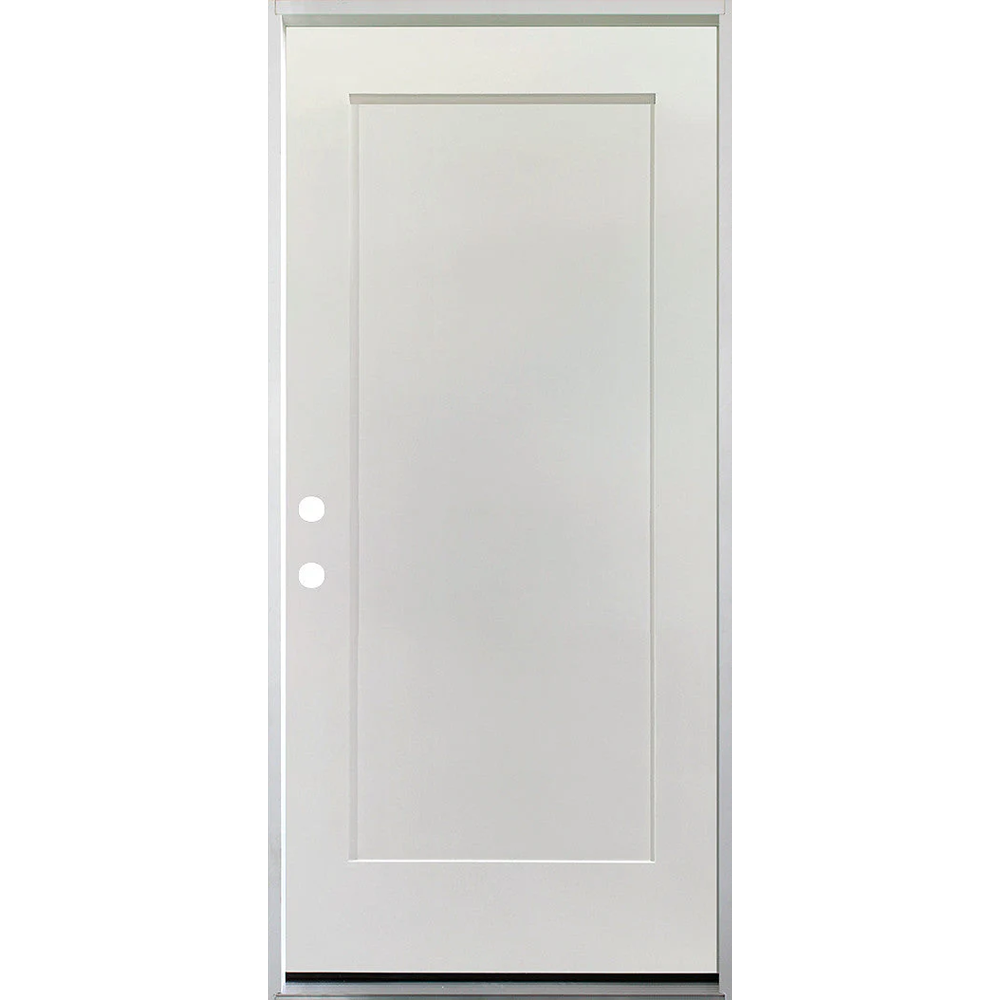 32 in. x 80 in. 1 Panel Primed 20 Min. Fire-Rated House-to-Garage Single Prehung Interior Door