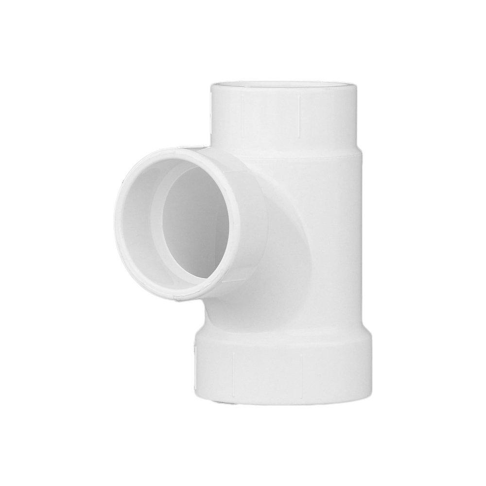 2 x 1-1/2 x 1-1/2 in. PVC DWV Sanitary Tee