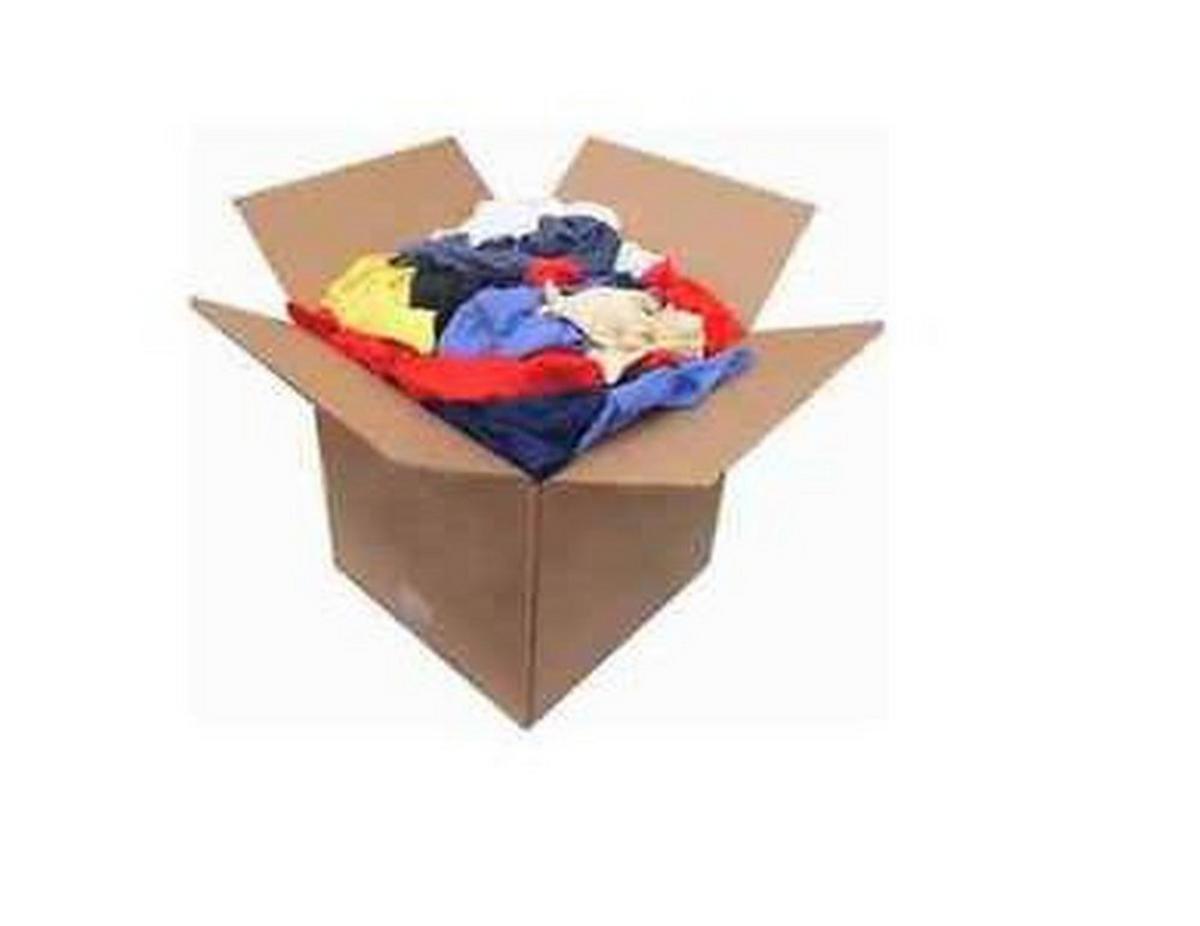 25 lbs. Color Knit Rag Box