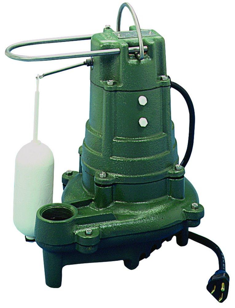 Zoeller Pump Co Flow-Mate 1/2 HP 115V Automatic Cast Iron Effluent Pump