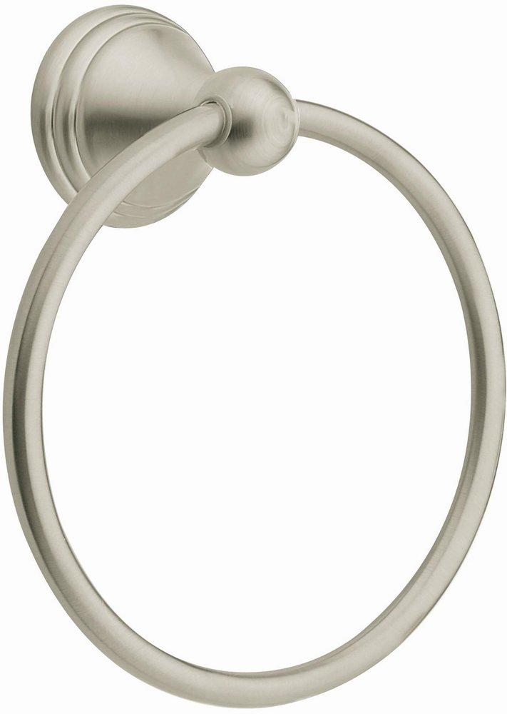 Moen Preston™ Round Closed Towel Ring in Brushed Nickel