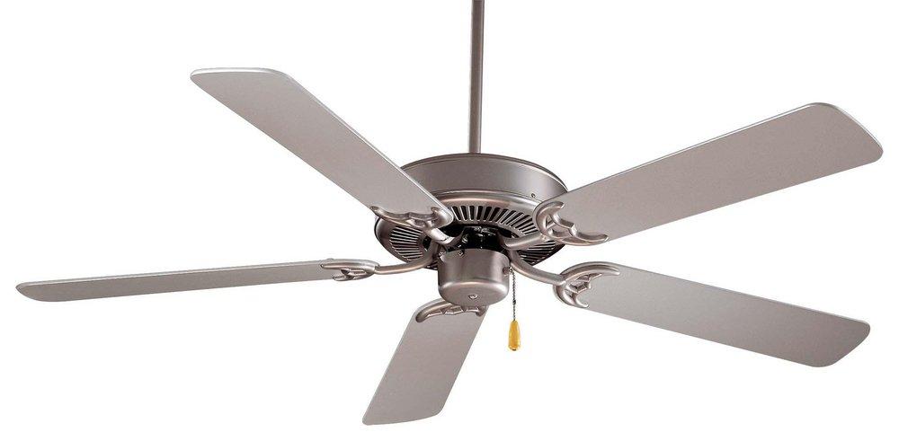 Minka Aire Contractor® 52 in. 5-Blade Indoor Ceiling Fan in Brushed Stainless Steel