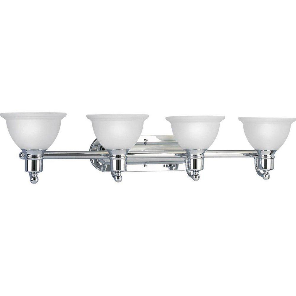 Progress Lighting Madison 37-1/2 in. 100W 4-Light Bath Light in Polished Chrome