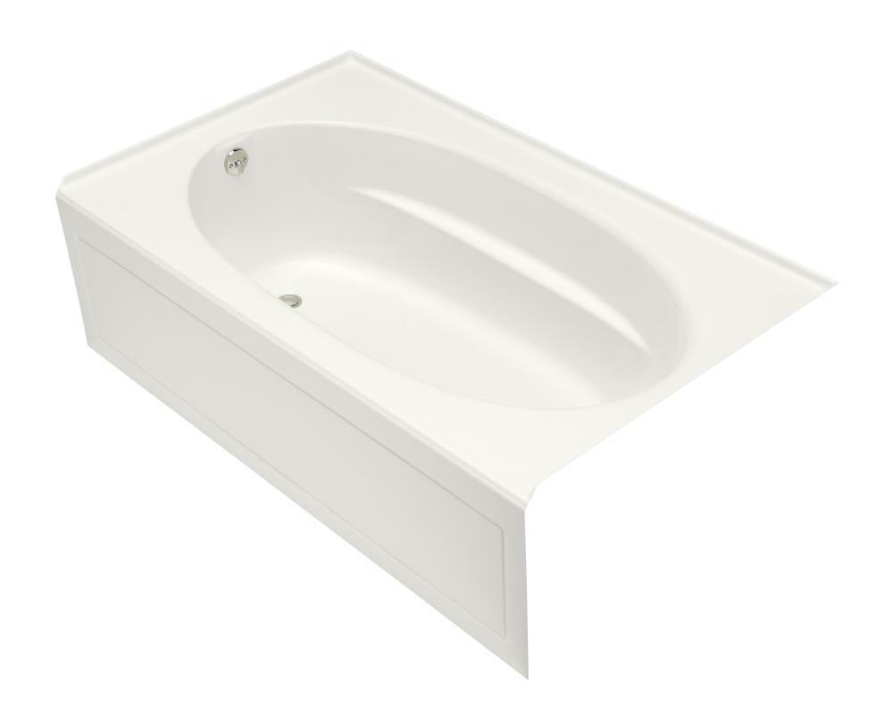 KOHLER Windward® 72 in. x 42 in. Soaker Alcove Bathtub with Left Drain in White