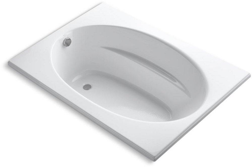 KOHLER Windward® 60 x 42 in. Soaker Drop-In Bathtub with Reversible Drain in White