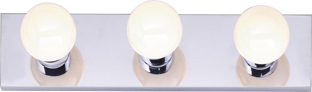 3 Light 100W 18 in. Vanity Strip Light Polished Chrome