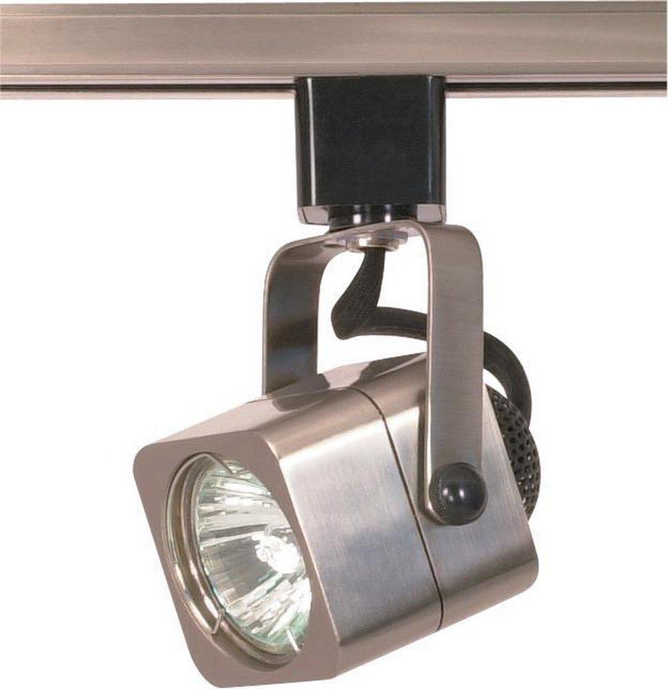 50W MR16 Square Track Head - Brushed Nickel Finish