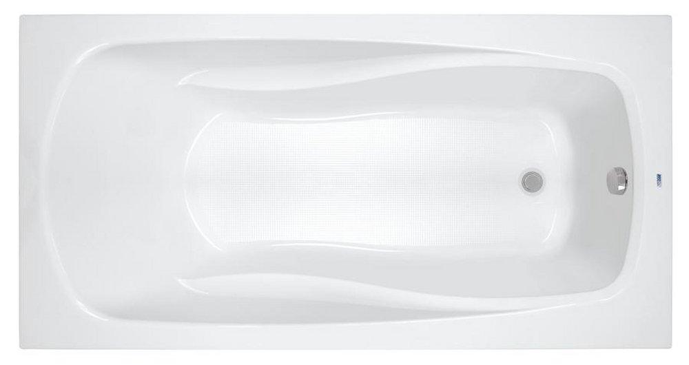 PROFLO® Lansford 72 x 42 in. Soaker Drop-In Bathtub with End Drain in White