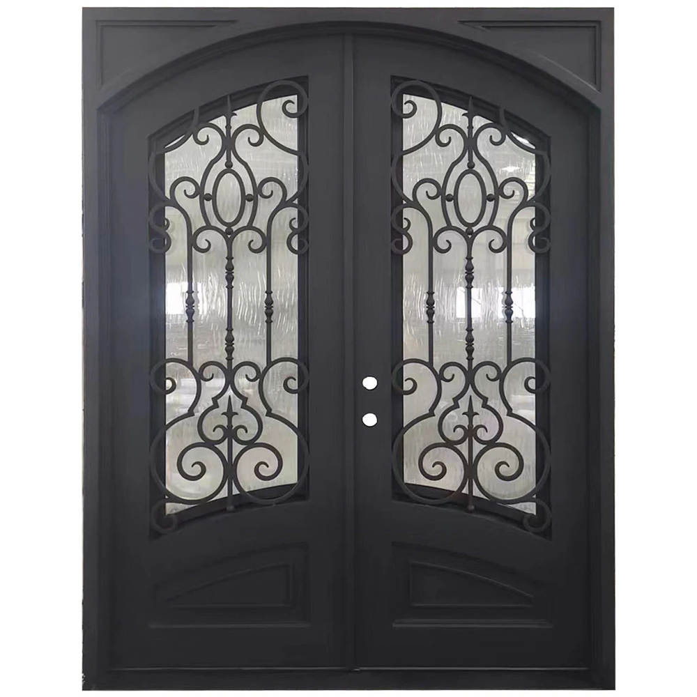 Cielo 6/0x8/0 Wrought Prehung Iron Exterior Door
