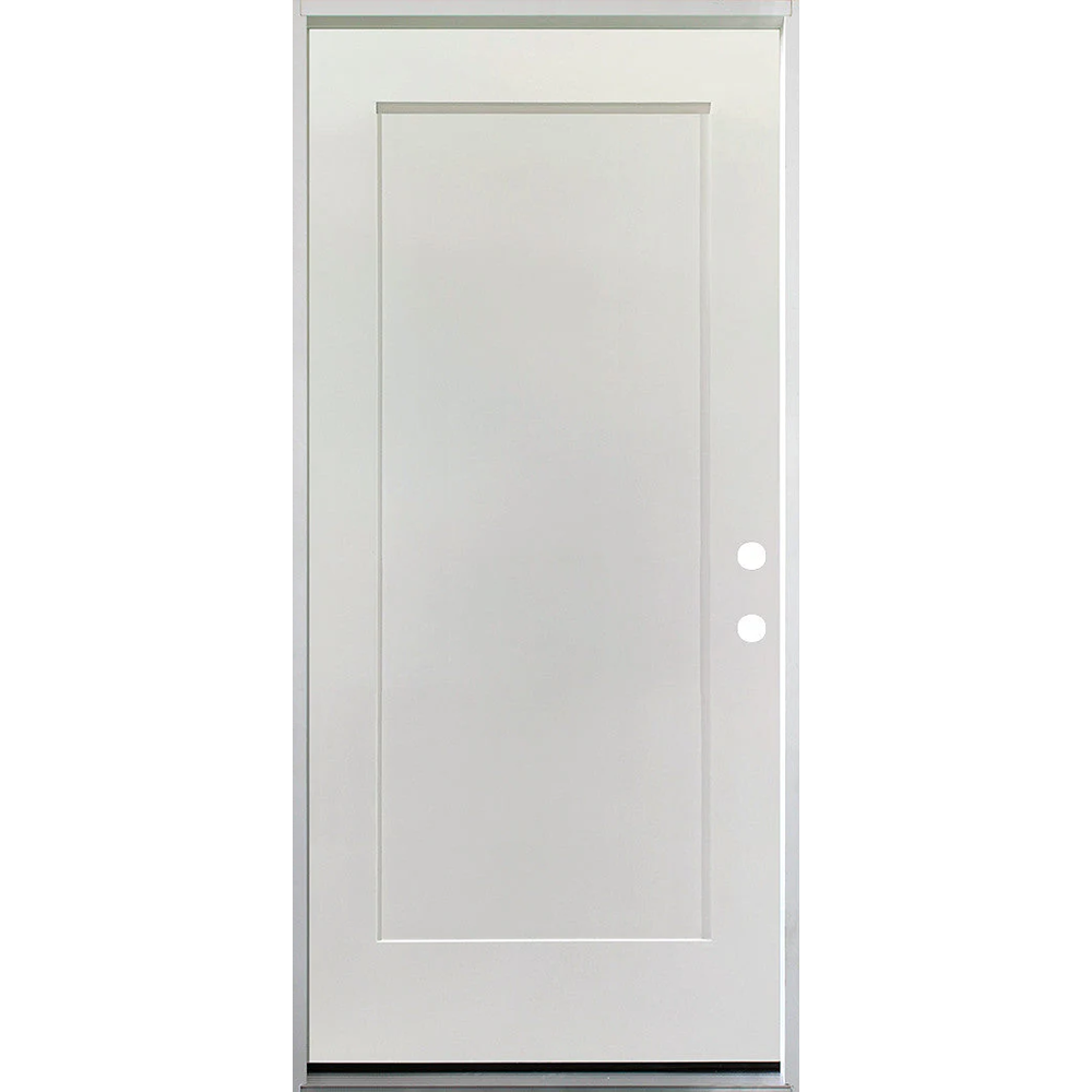 32 in. x 80 in. 1 Panel Primed 20 Min. Fire-Rated House-to-Garage Single Prehung Interior Door