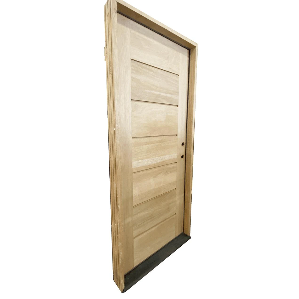 3/0x8/0 Horizontal Line Exterior Mahogany Door