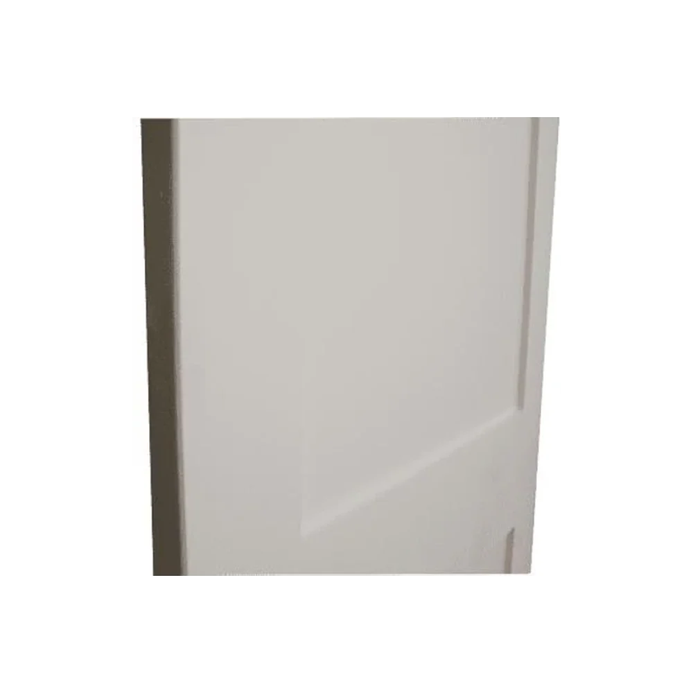 36 in x 96 in White Shaker 2-Panel Solid Core Primed MDF Interior Door Slab