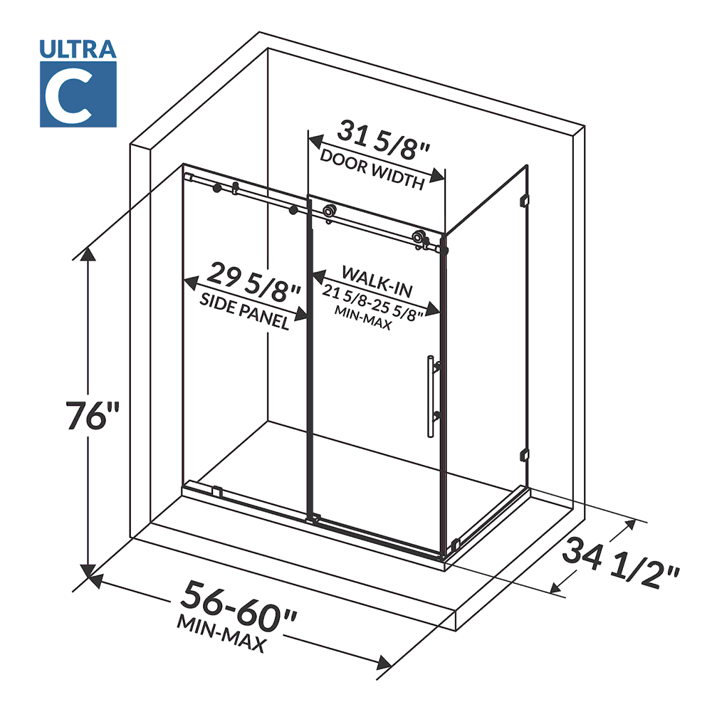 Onix+ by Royo Modern 24 in. Wall-Mount Anthracite Vanity Cabinet with Mirror
