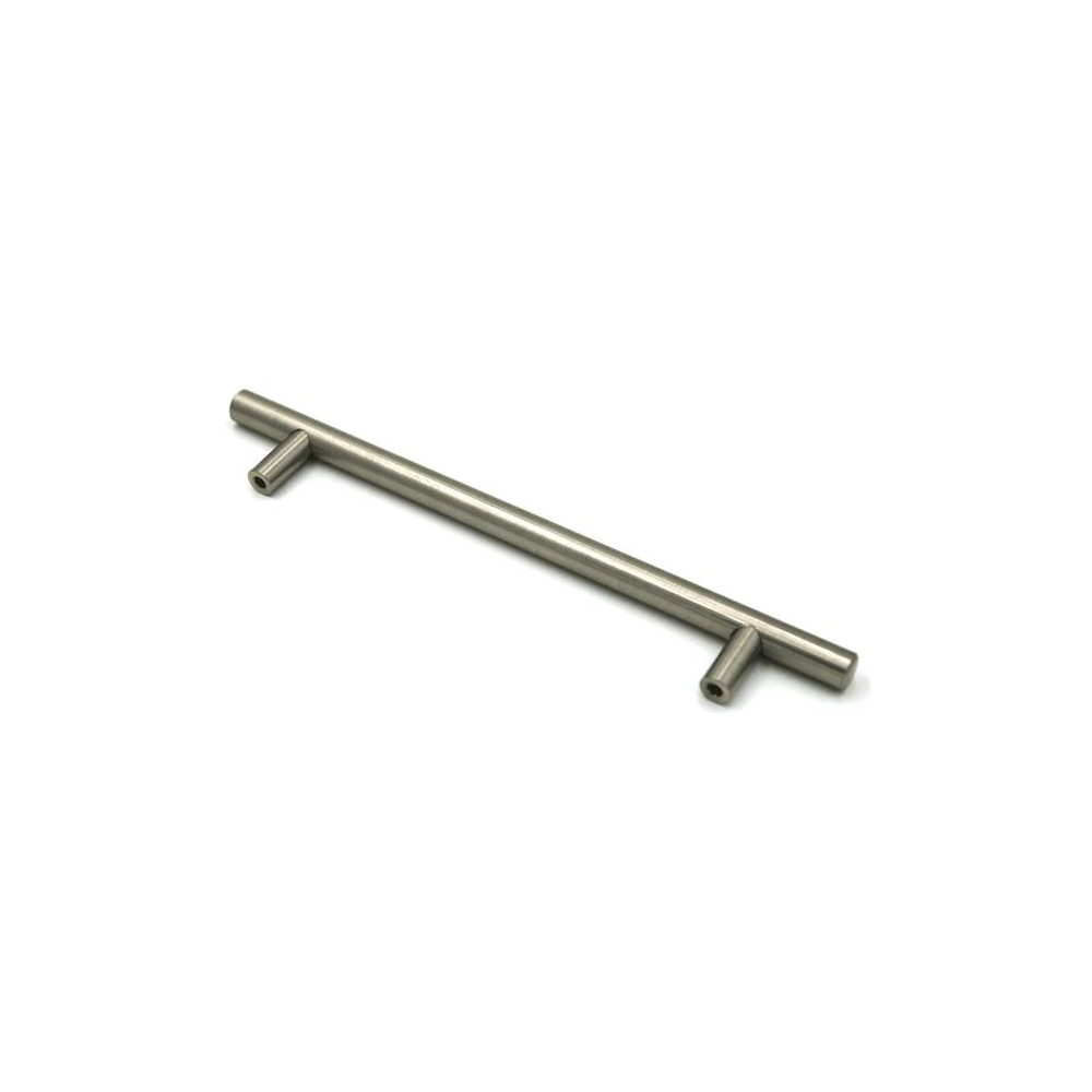6-1/4 in Round Cabinet Pull in Satin Nickel