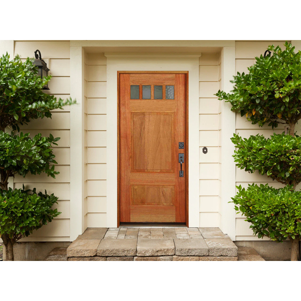 3/0x6/8 Exterior Mahogany Door Craftsman Style with 1/7 glass