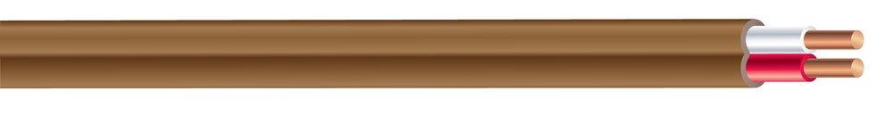 Southwire® Barostat™ 500 ft. 18 ga 2-Conductor Solid Copper Thermostat Wire in Brown