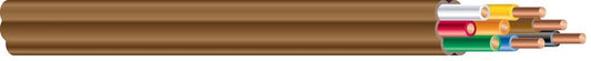 250 ft. 18 ga 8-Conductor Solid Thermostat Wire in Brown