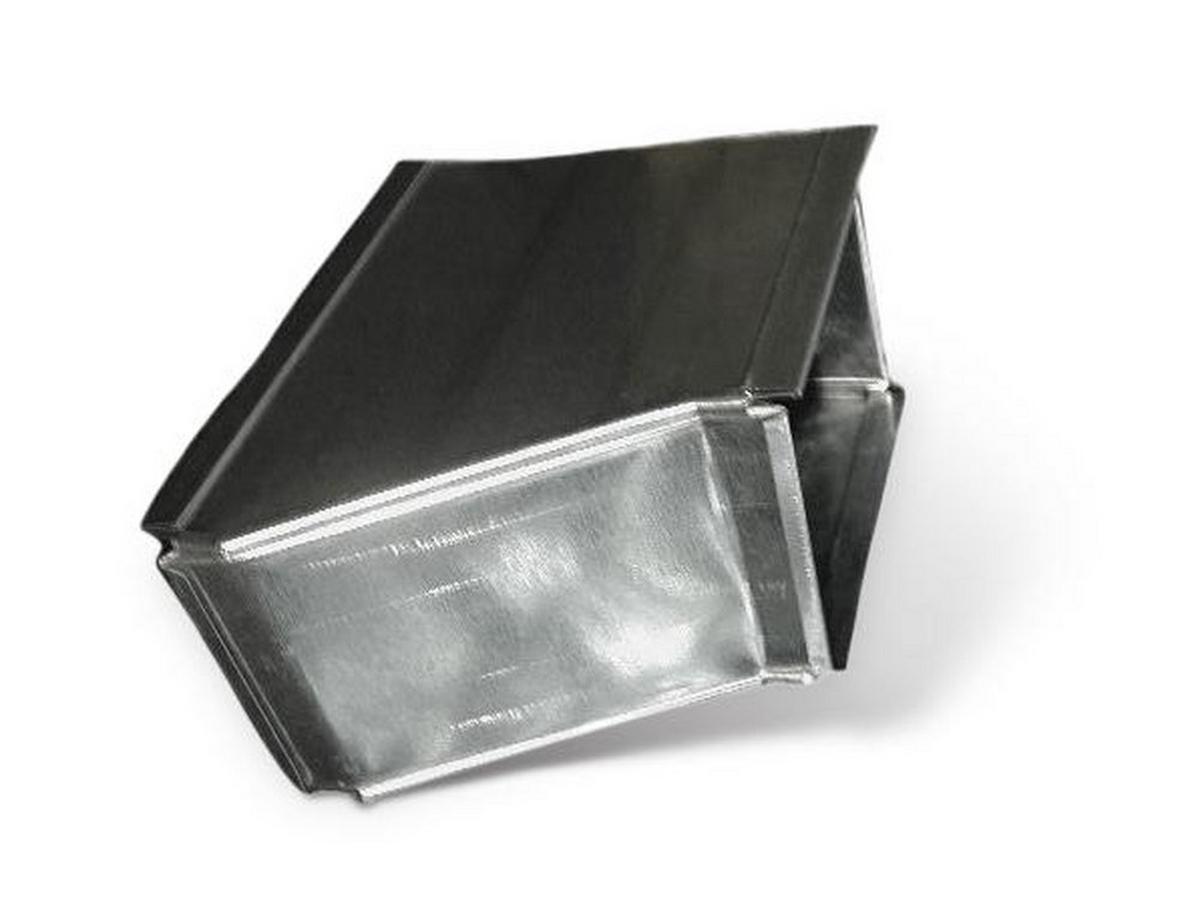 14 in. x 8 in. - 12 in. x 8 in. Galvanized Trunk Duct Reducer
