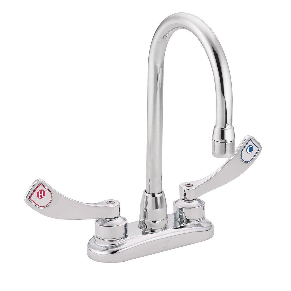Moen M-Dura™ Two Handle Centerset Bar Faucet in Chrome Plated