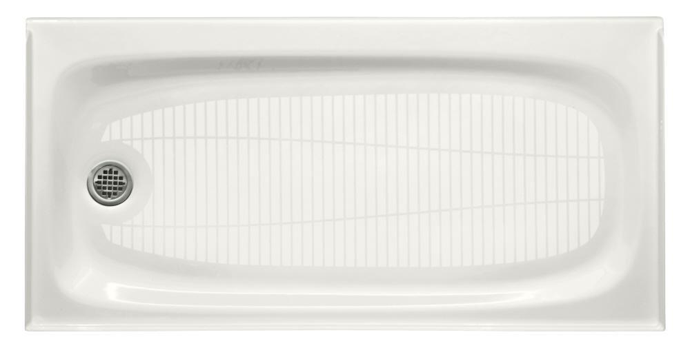 KOHLER Salient® 60 in. x 30 in. Shower Base with Left Drain in White