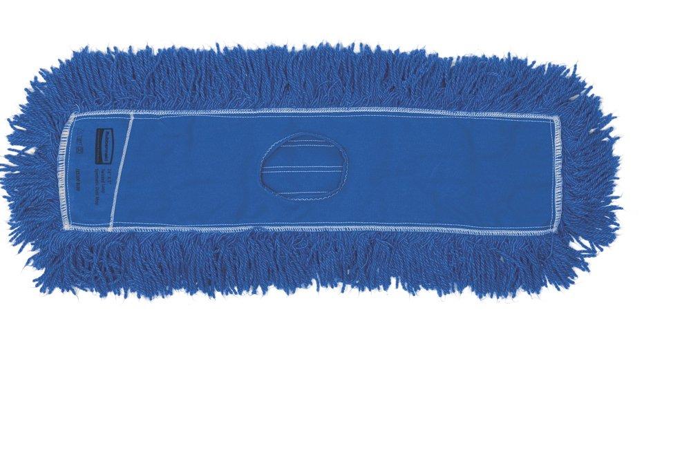 24 in. Heavy Duty Synthetic Dust Mop in Blue