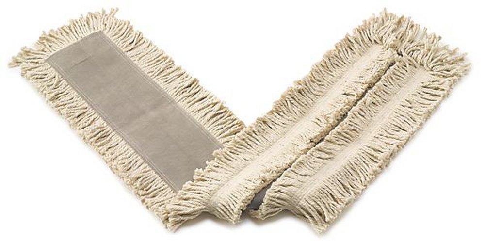 24 in. Dust Mop Heavy Duty Disposable Cut End in White