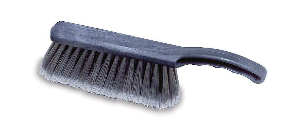 12-1/2 in. Polypropylene Fill Countertop Brush in Silver