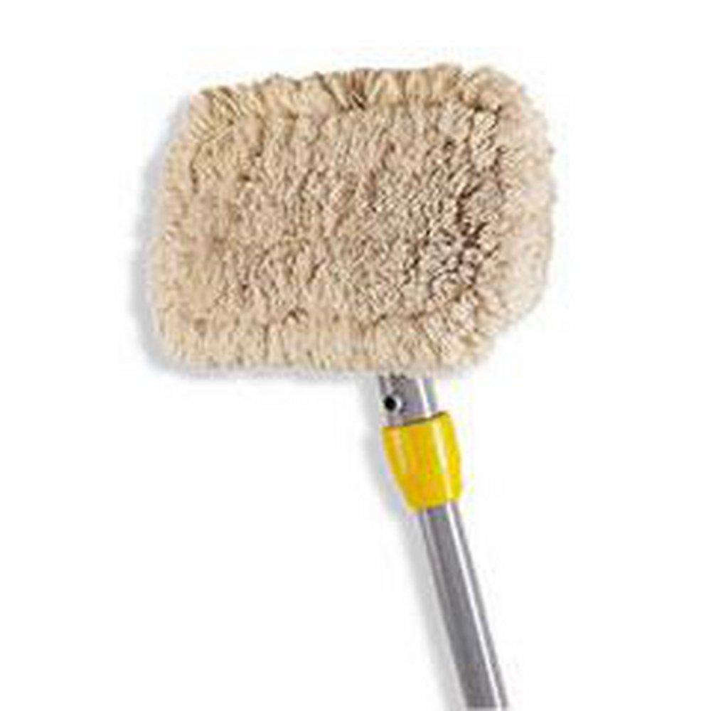 9 in. Cotton Replacement Wall Washer Pad in White