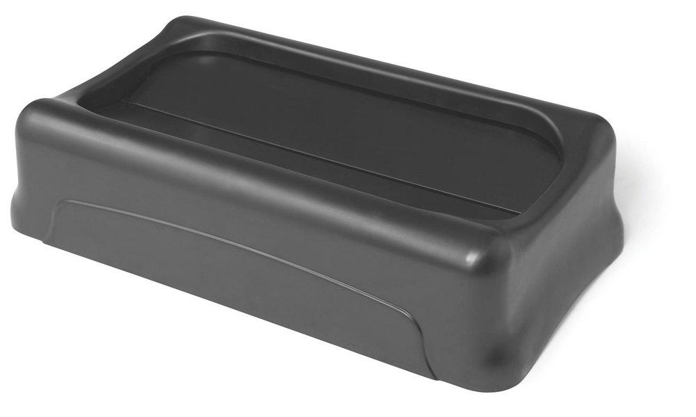 Rubbermaid Slim Jim® Swing Lid for Trash Container in Black