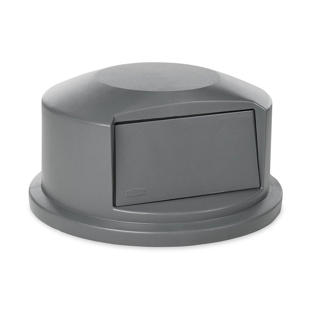 Rubbermaid Brute® 12-3/4 x 12-63/100 x 25-1/2 in. Plastic Trash Dome Top Lid in Grey