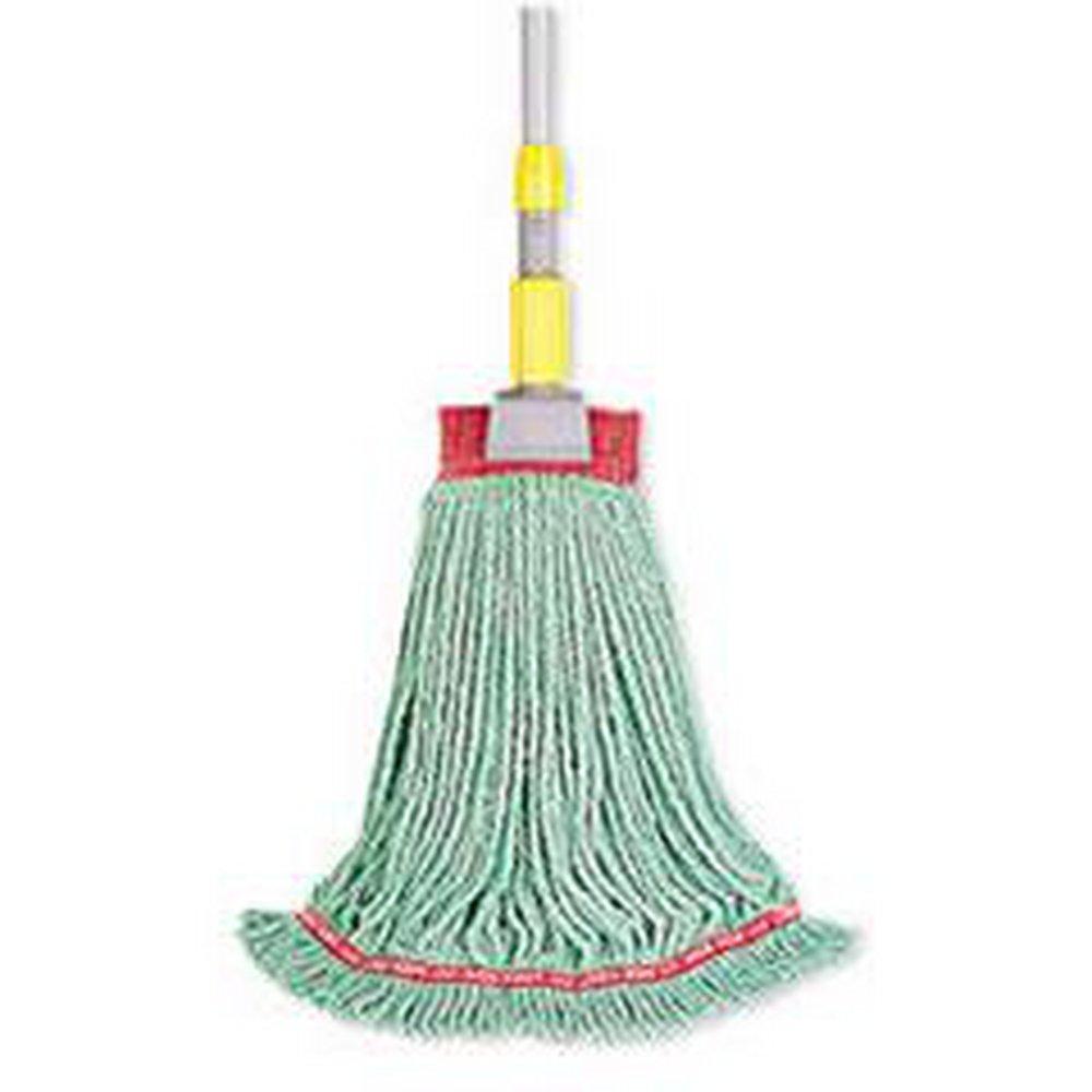 Rubbermaid Web Foot® 1 in. Cotton and Synthetic Yarn Blend Wet Mop in Green
