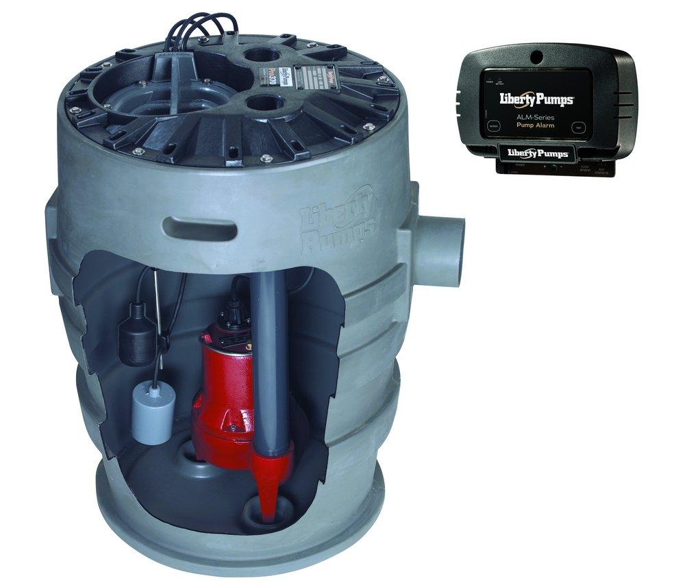 Liberty Pumps Pro370-Series 115 V 1/2 hp Simplex Sewage System with Alarm