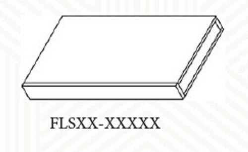 FLS42-WHITE ( (PW ) Floating Shelves 10"Dx42"Wx2 1/2"H )