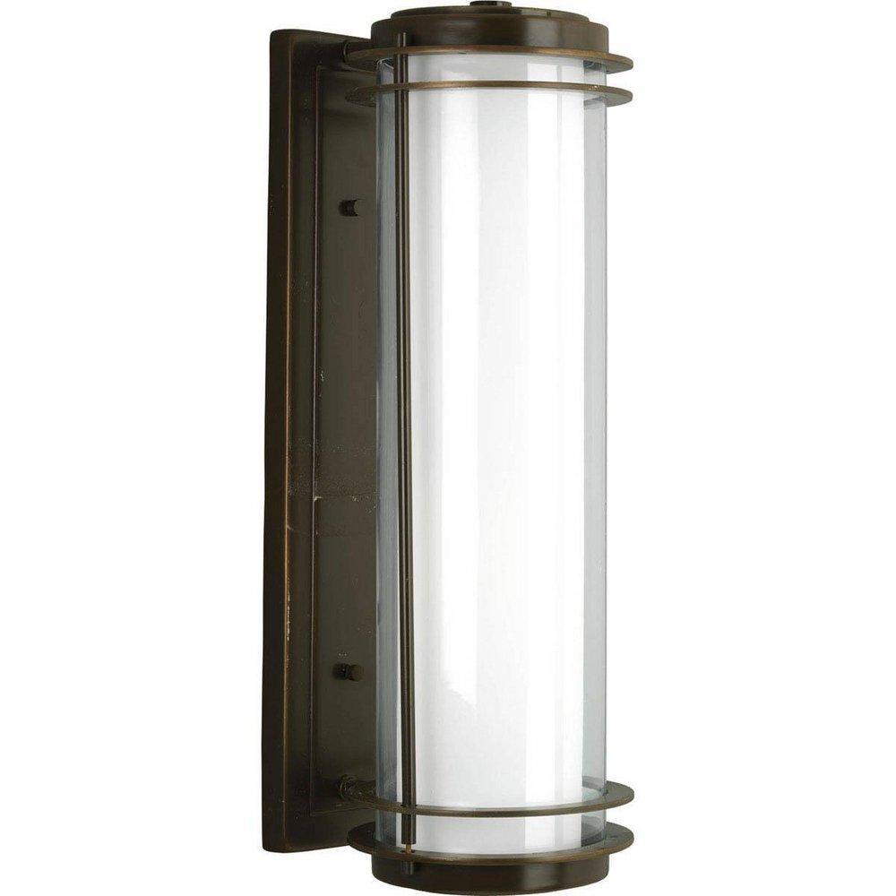 Progress Lighting Penfield 100W 2-Light Medium E-26 Incandescent Wall Lantern in Oil Rubbed Bronze