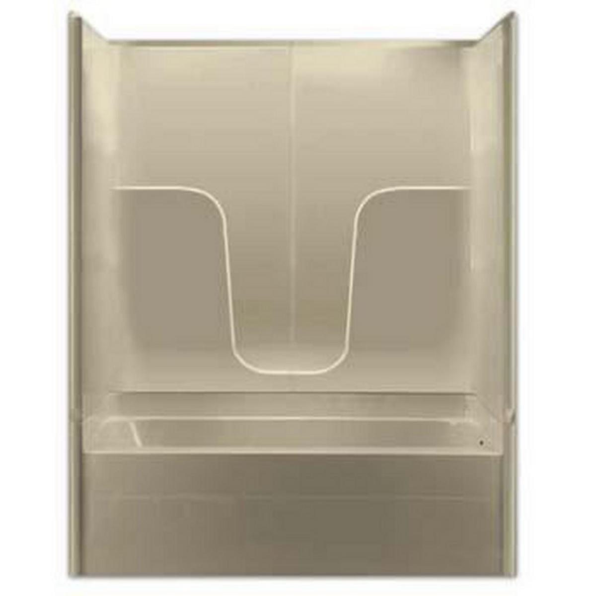 Aquarius Industries Luxury 60 x 32-1/2 in. Tub and Shower Unit with Right Hand Drain in White