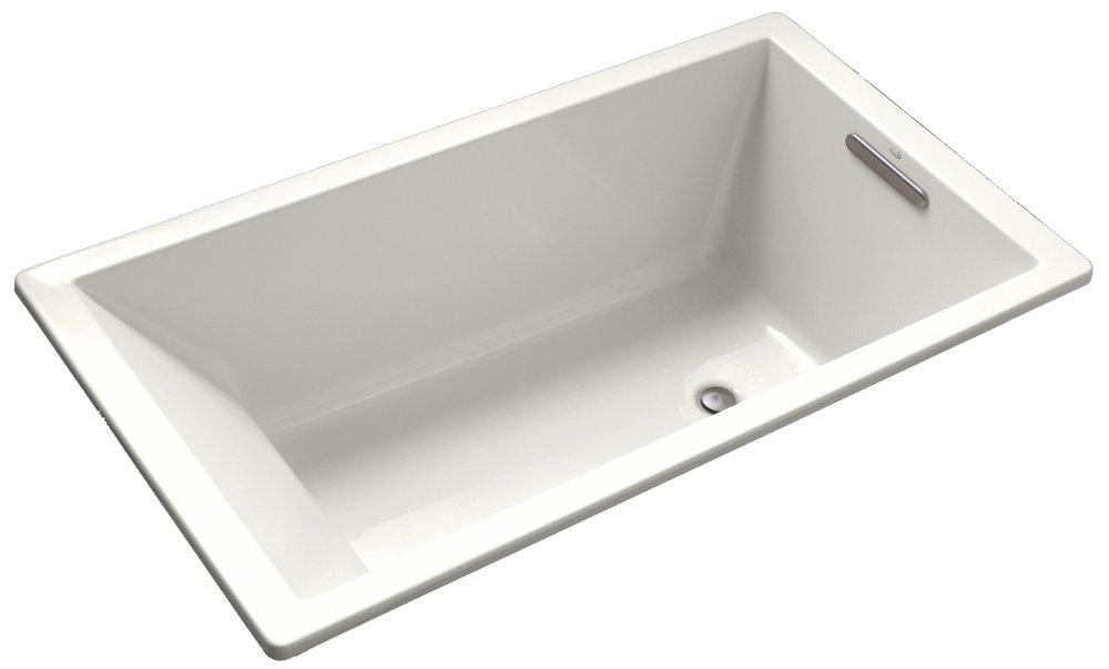 KOHLER Underscore® 66 x 36 in. Soaker Drop-In Bathtub with End Drain in White