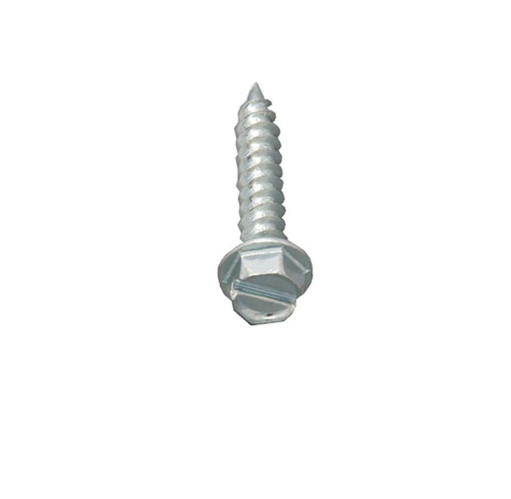 1/2 in x 8mm. Hex Head Self Piercing Screw (Pack of 100)