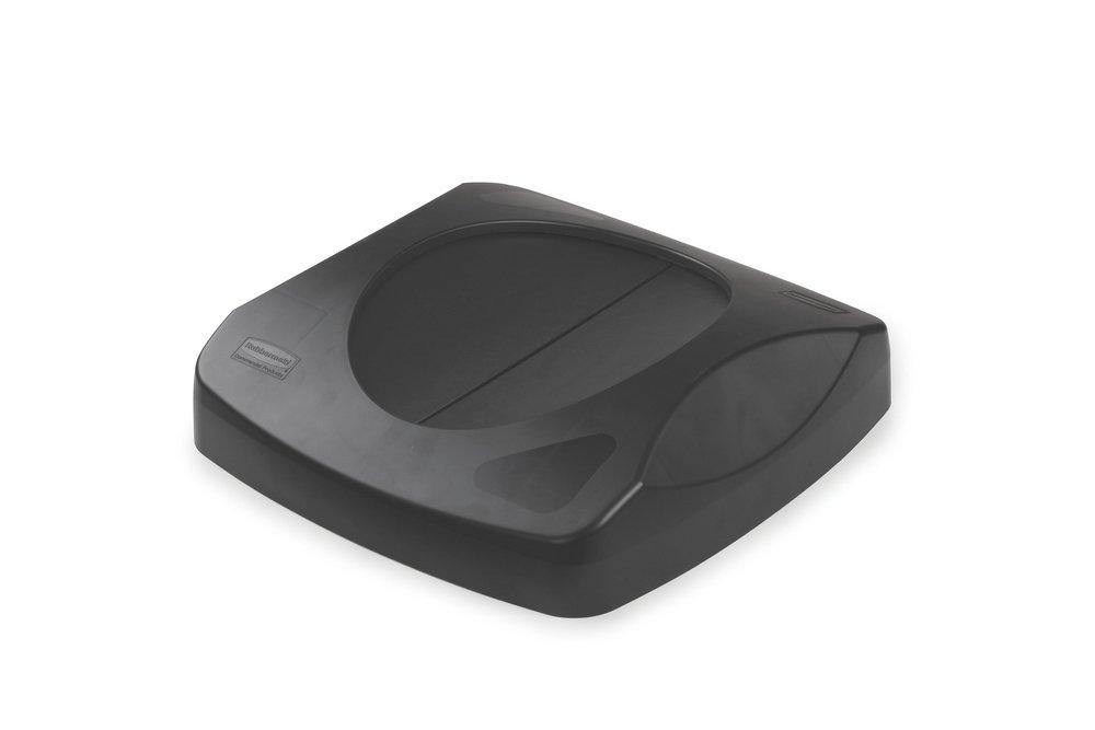 Rubbermaid Untouchable® Swing Top for Container in Black