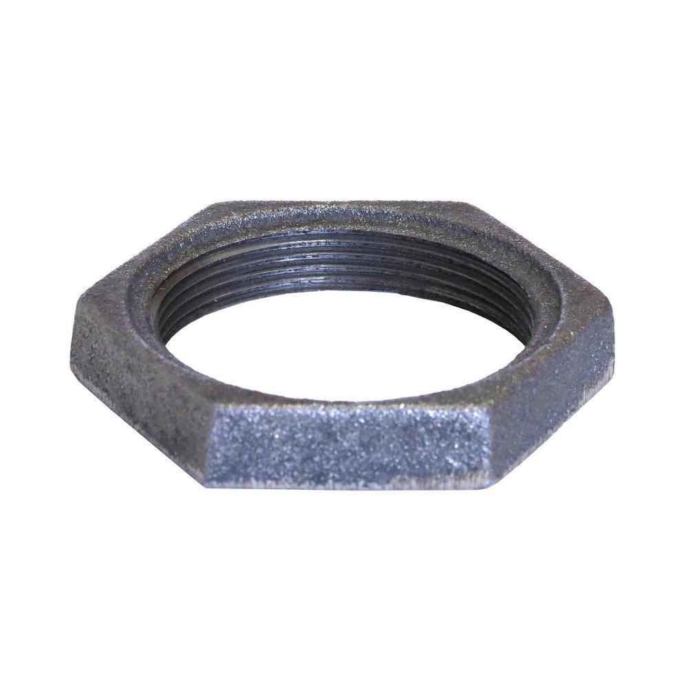 4 in. Malleable Iron Locknut in Black