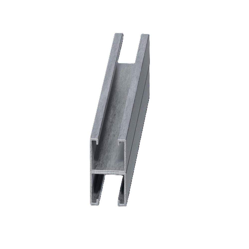 FNW® Figure 7882 20 ft. Back to Back Solid 1-5/8 x 1-5/8 12ga Galvanized Strut Channel